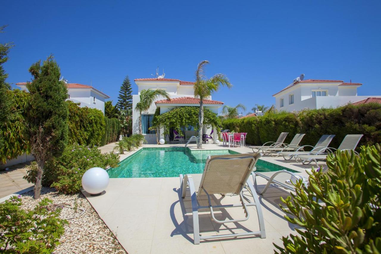 Ayia Thekla Seafront Villa Lavender Agia Napa Exterior foto